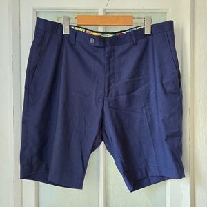 Paisley & Gray Navy Slim Fit Dress Shorts W36